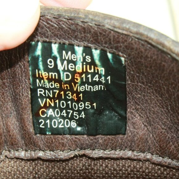 LL Bean Stonington Brown Leather Lace Up Casual Work Chukka Boots Size 9 M - Picture 8 of 9